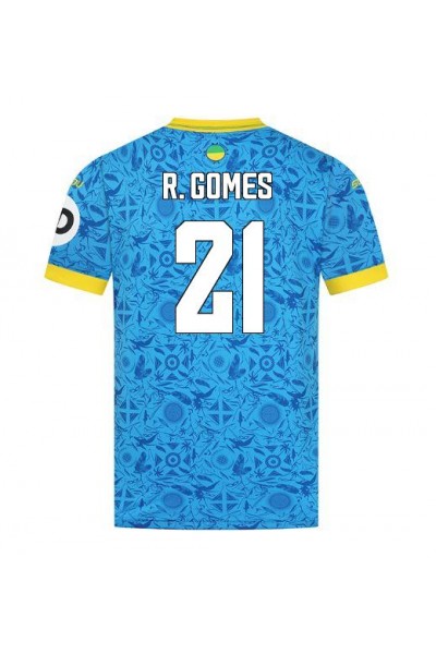 Wolves Rodrigo Gomes #21 Jalkapallovaatteet Kolmaspaita 2025-26 Lyhythihainen Wolves Rodrigo Gomes #21 Jalkapallovaatteet Kolmaspaita 2025-26 Lyhythihainen